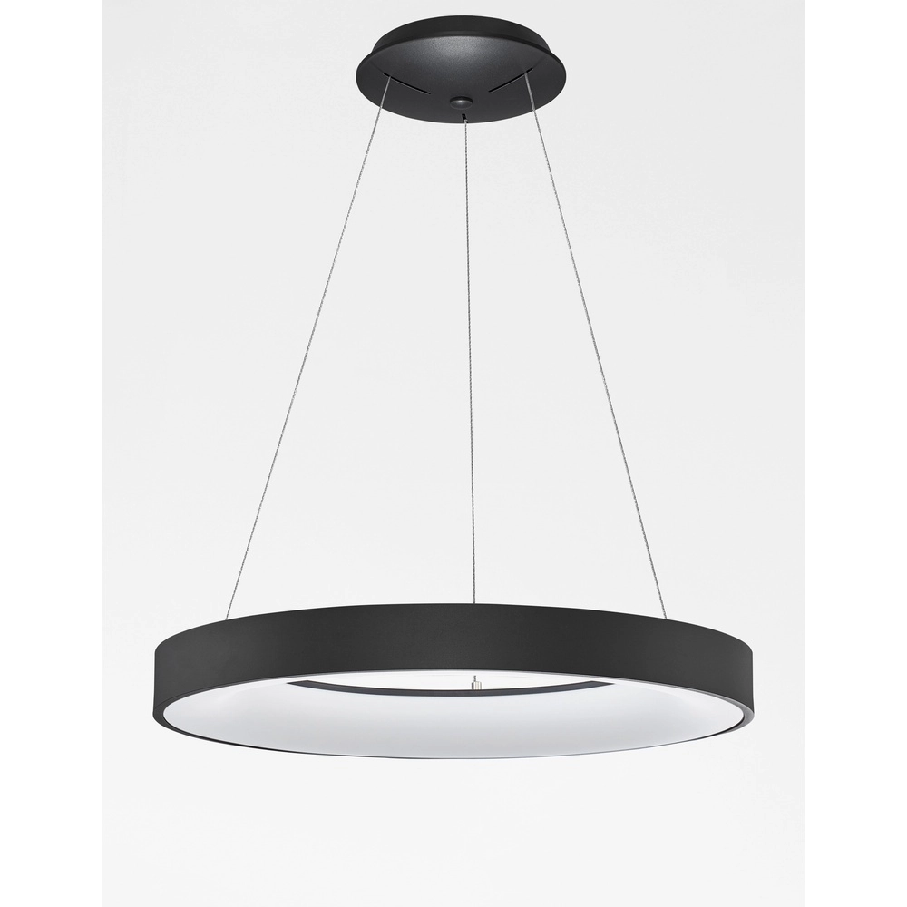 Suspension Rando Thin noir Ø 60cm Lyora 5212017420220