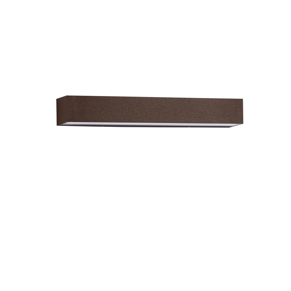 Lampe murale élégante Lane brun rouille 36cm - 28W Lyora 5212017496836
