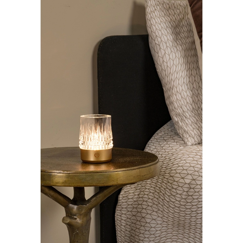 Lampes de table rechargeables Lily Ensemble de 3 pièces d’or Lucide 5411212461070