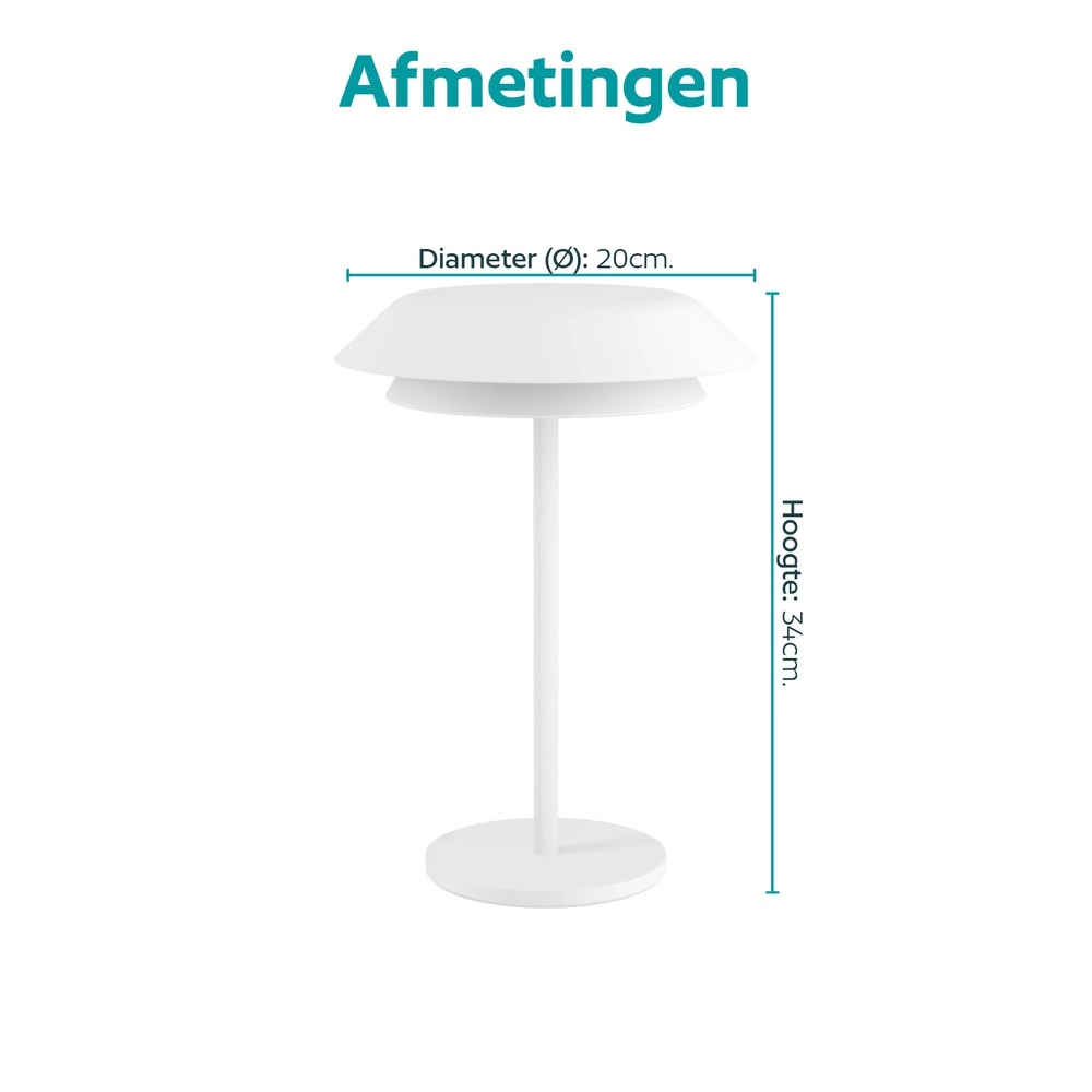 Lampe de table intelligente Arroyo-Z Blanc Eglo 9008606390311