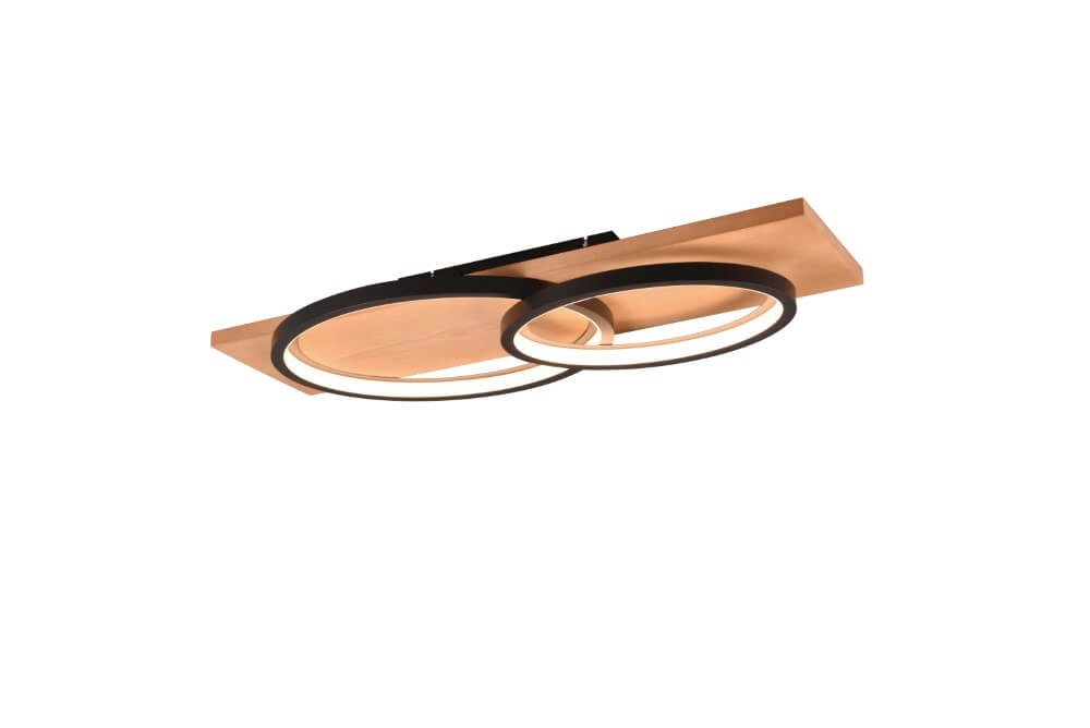 Plafonnier noir Barca conception Trio 4017807572148