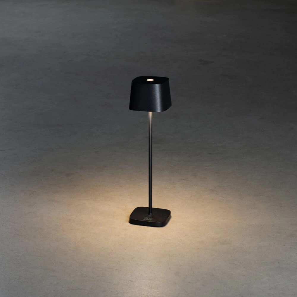 Lampe de table sans fil Capri mini noir KonstSmide 7318307829754