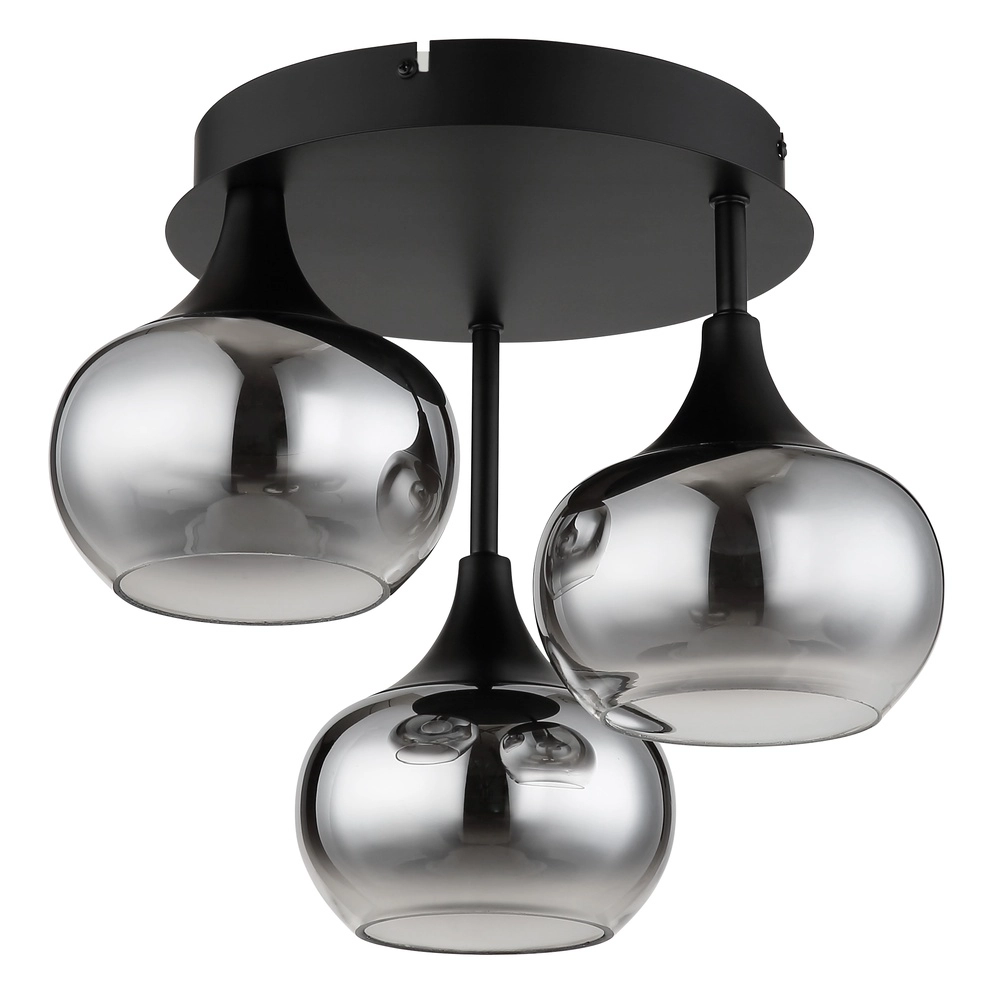 Lampe de plafond noire Lui Conception Globo 9007371592609