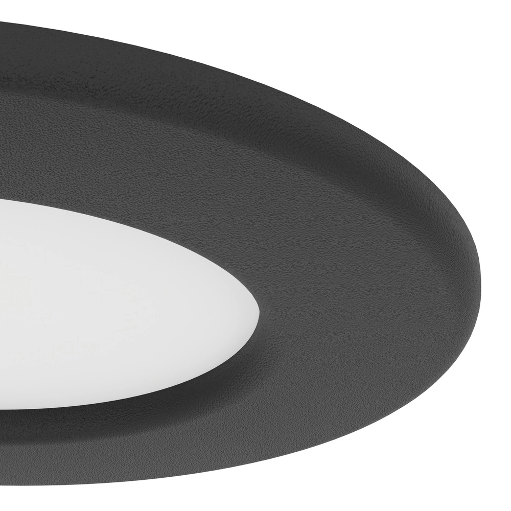 Projecteur encastré Fueva 6 rond - noir - Ø 8,8cm Eglo 9008606330676