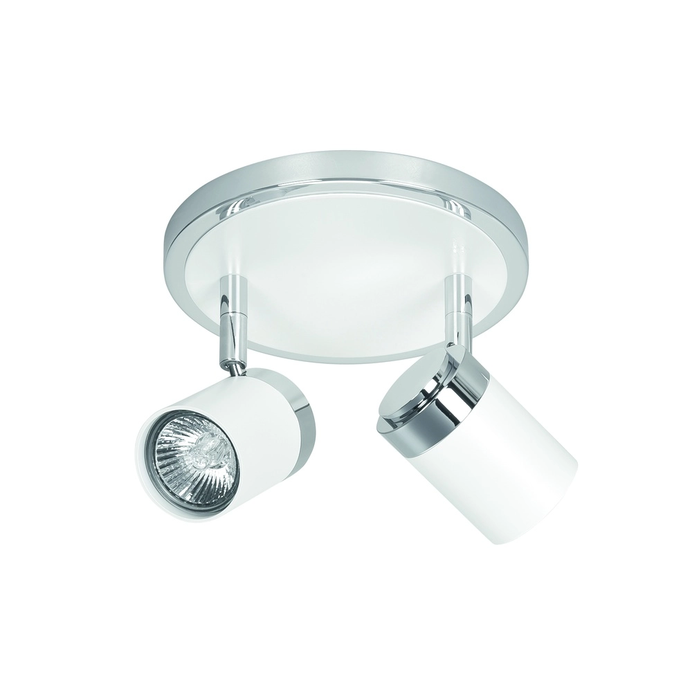 Projecteur blanc monté en surface Athena Ø 17cm