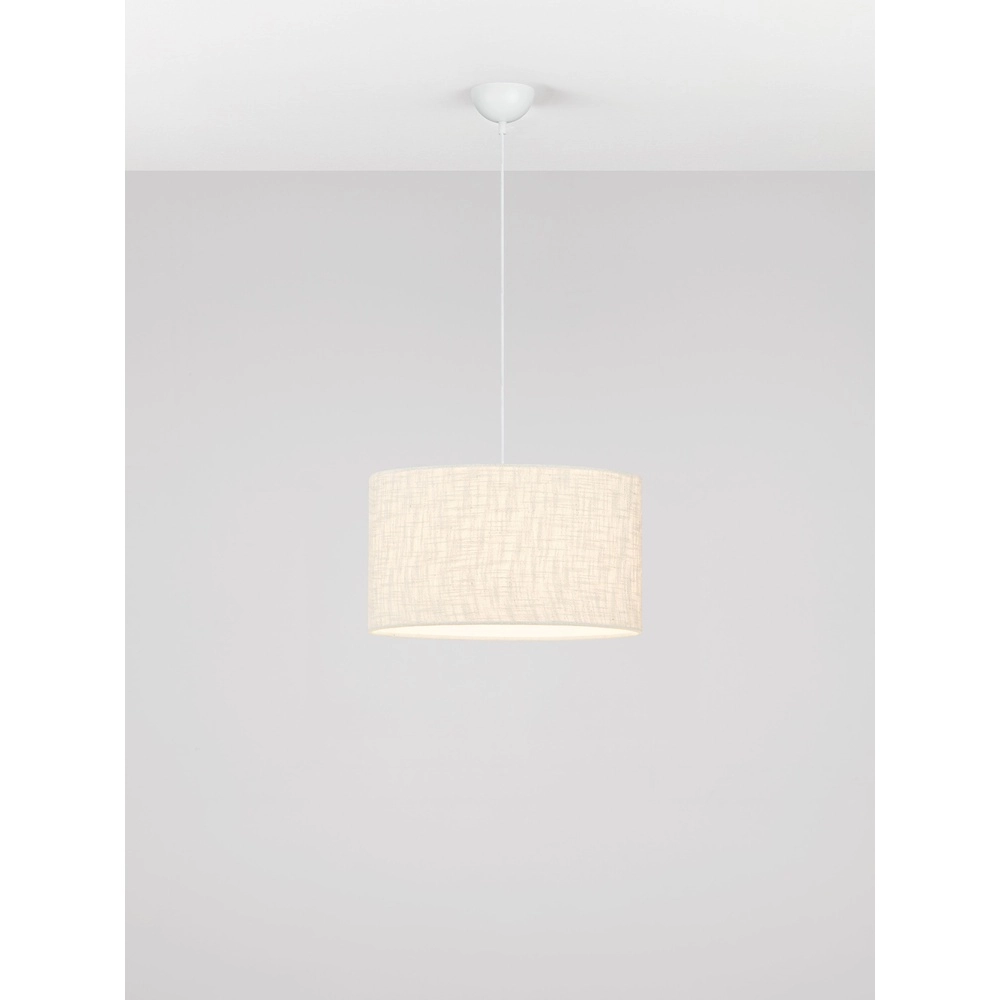 Lampe pendante en lin Karen Ø 40cm Lyora 5212017493958