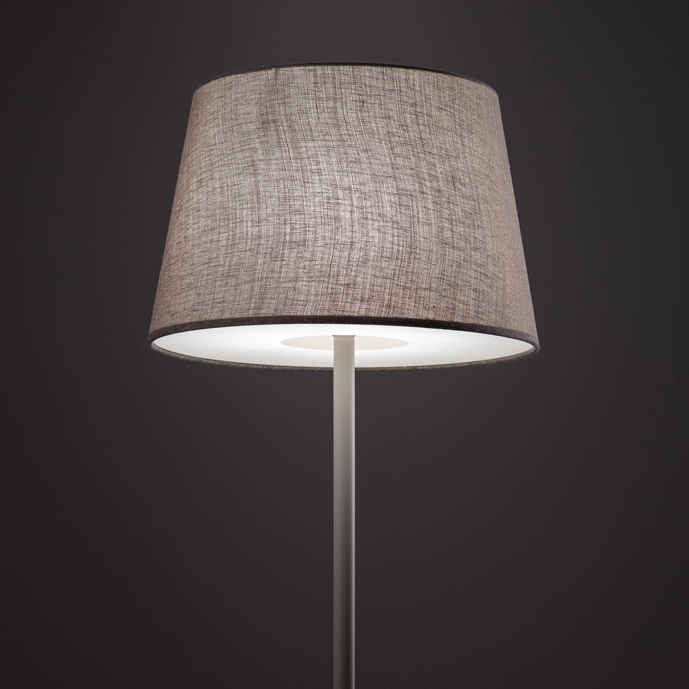 Lampe de pied Tutoia brun sable Ø 46cm Lyora 5903139116831