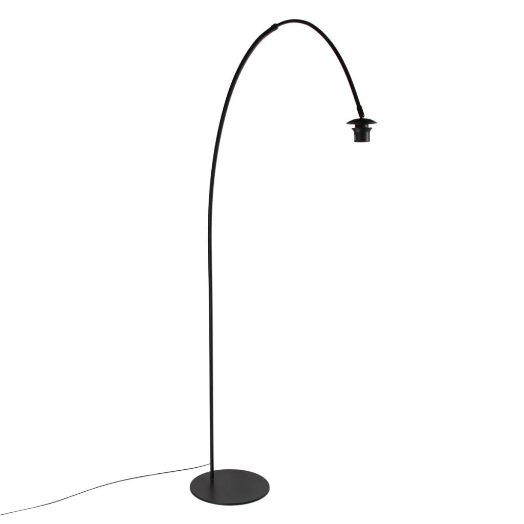 Lampe à arc noir Curve avec teinte noire Ø60cm Steinhauer 8712746183153