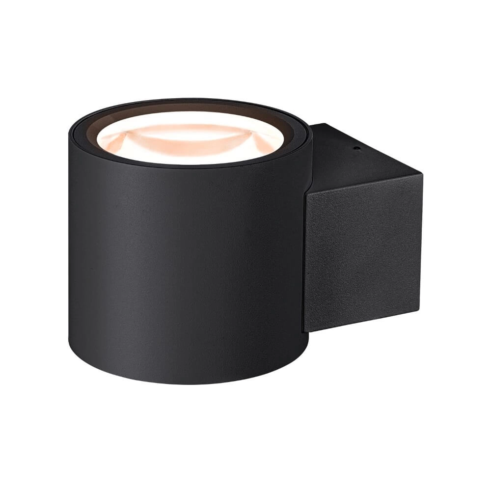 Spot mural tamisant pour réchauffer Oculus noir SLV 4024163263863