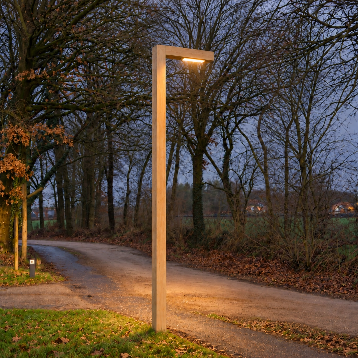 Lanterne en bois Angelo Accoya - 3M - PH08 - 3000K