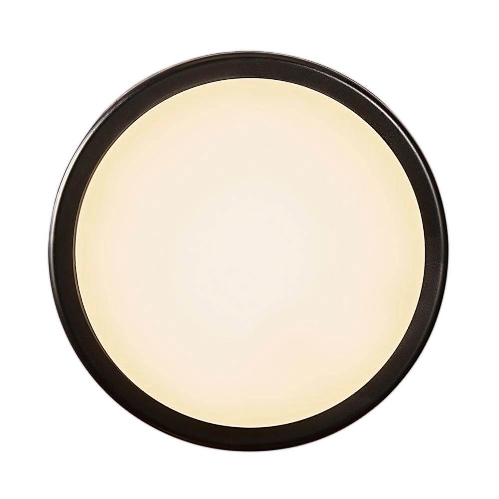 Applique murale noire Cuba Outdoor rond Ø 17,5cm Nordlux 5704924004711