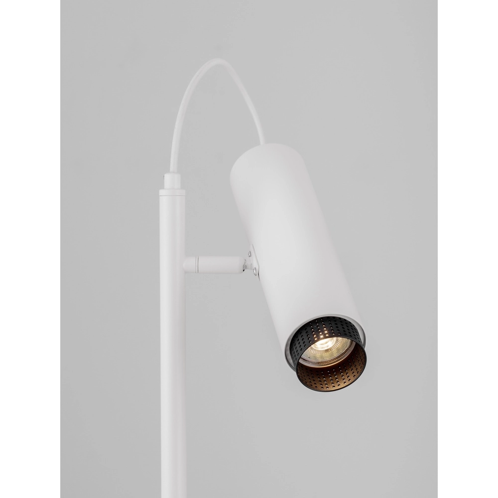 Lampe de lecture Nessi blanc avec noir Lyora 5212017475213