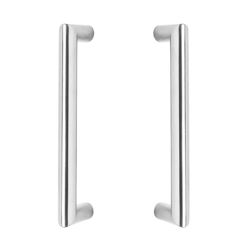 Poignées de porte droites Gripon Acier inoxydable 32cm