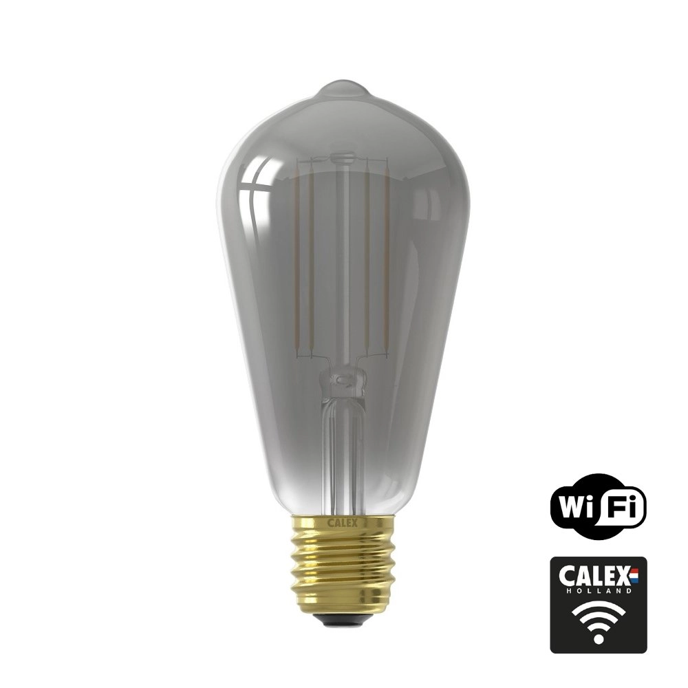 Fumée de source lumineuse Smart Home E27 - 7W - 1800-3000K Circle 8712879150169