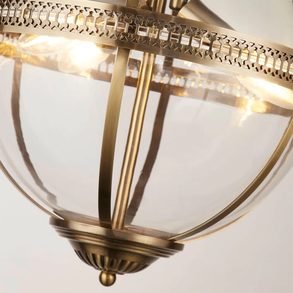 Lampe suspendue classique Coronet or Searchlight 5053423243054