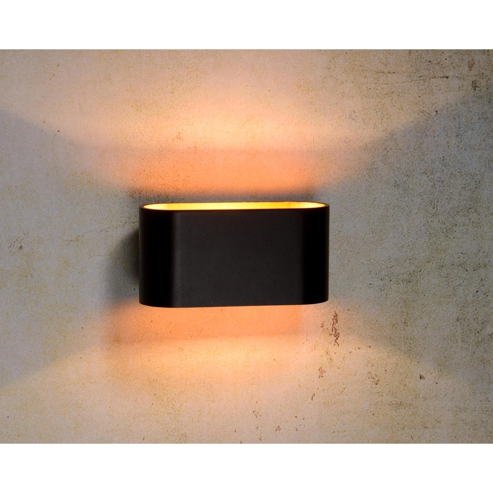 Lampe murale Xera 16 cm noir Lucide 5411212233684