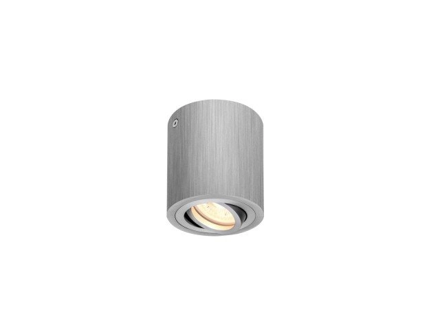 Lampe de plafond Triledo GU10 8,5 cm gris métallisé Lampe de plafond Triledo GU10 8,5 cm gris métallisé