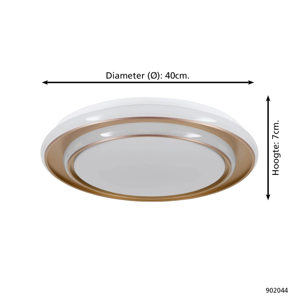 Plafonnier Moschetta or Ø 40cm Eglo 9008606357390