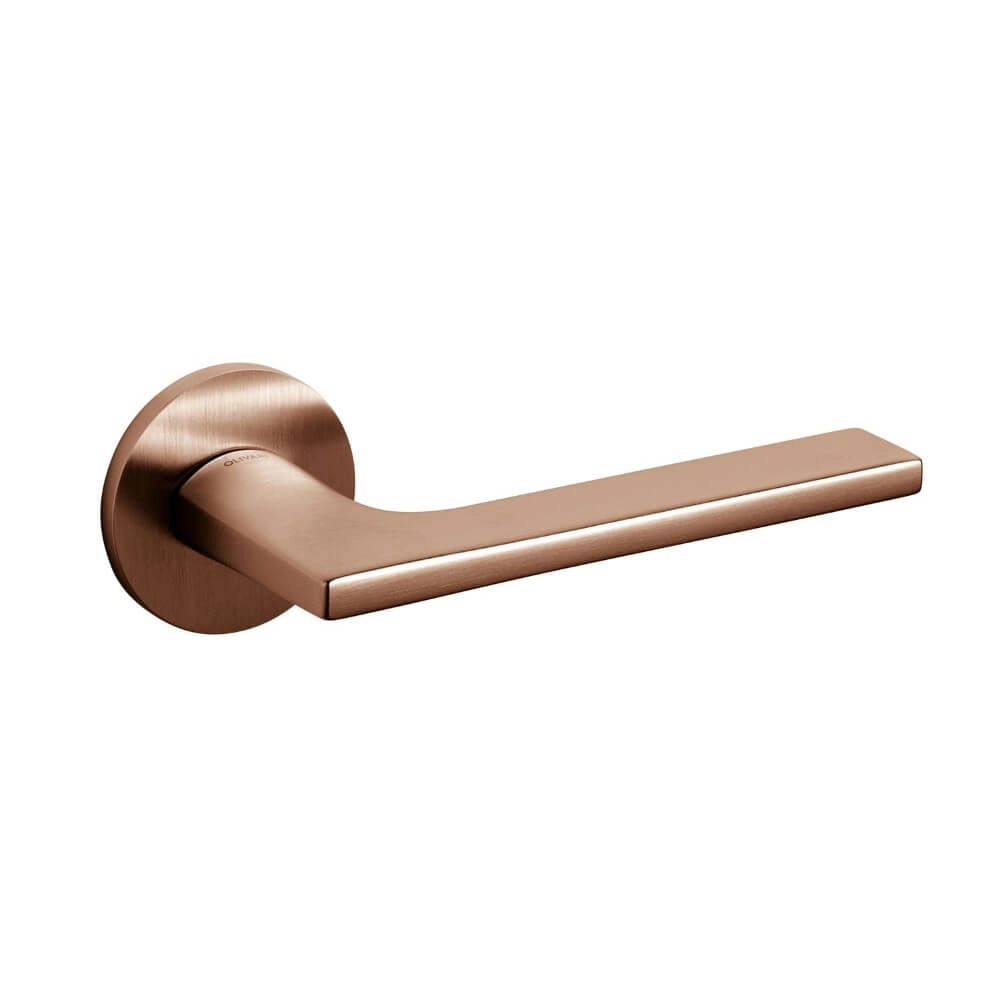 Poignée de porte design Lotus Cuivre mat