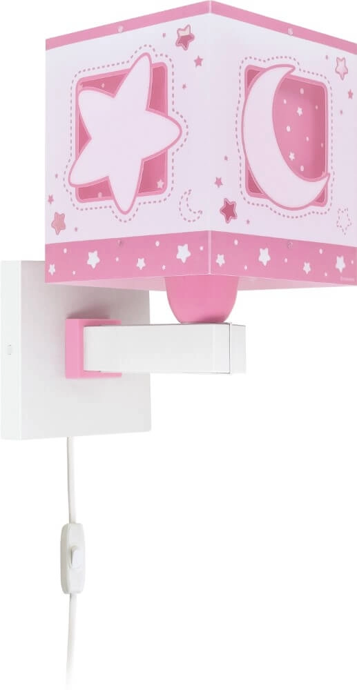 Applique rose Moonlight pour chambre d'enfant Dalber 8420406001920