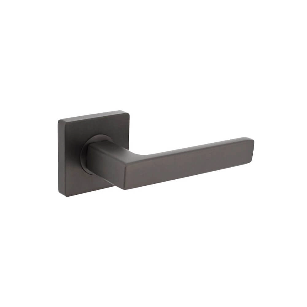 Poignée de porte étanche Hera carré anthracite