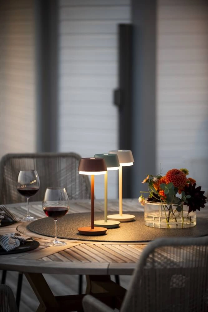 Lampe de table Lyon terre cuite avec fonction RVB KonstSmide 7318307830965