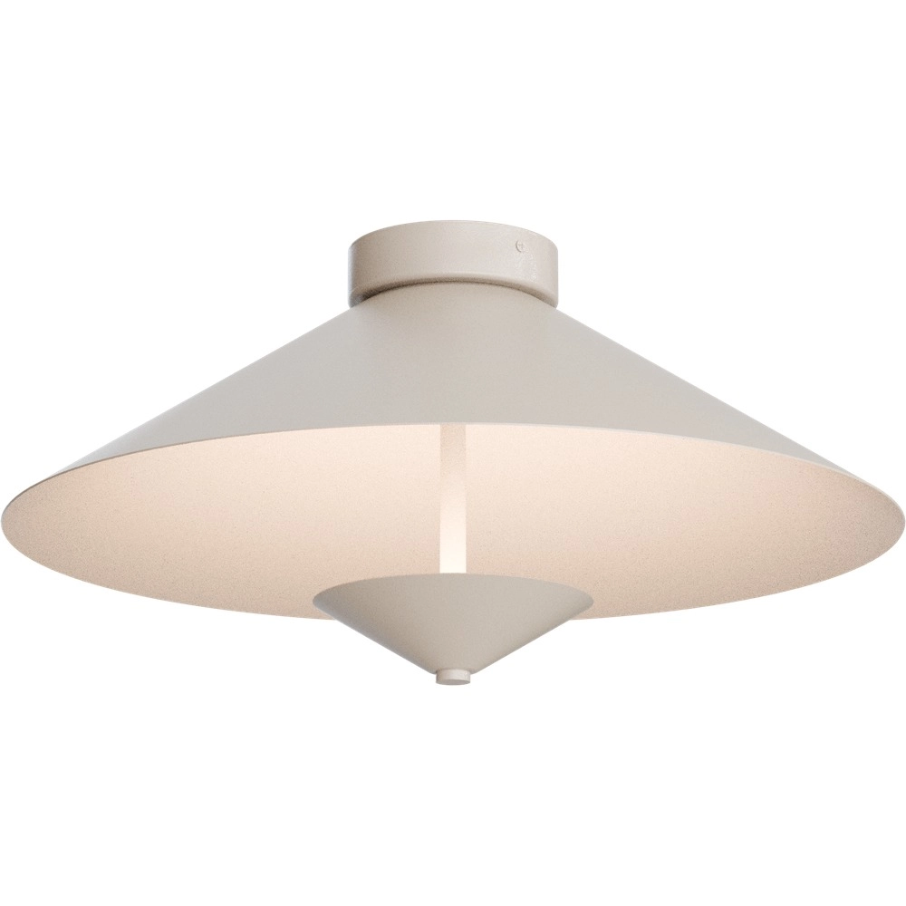 Lampe de plafond Ceppo terra beige Ø 45cm