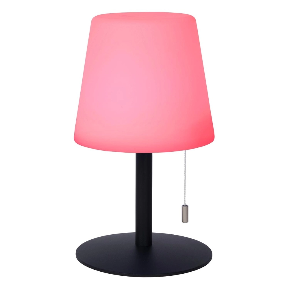 Lampe de table rechargeable Rio noir et blanc Lucide 5411212134264