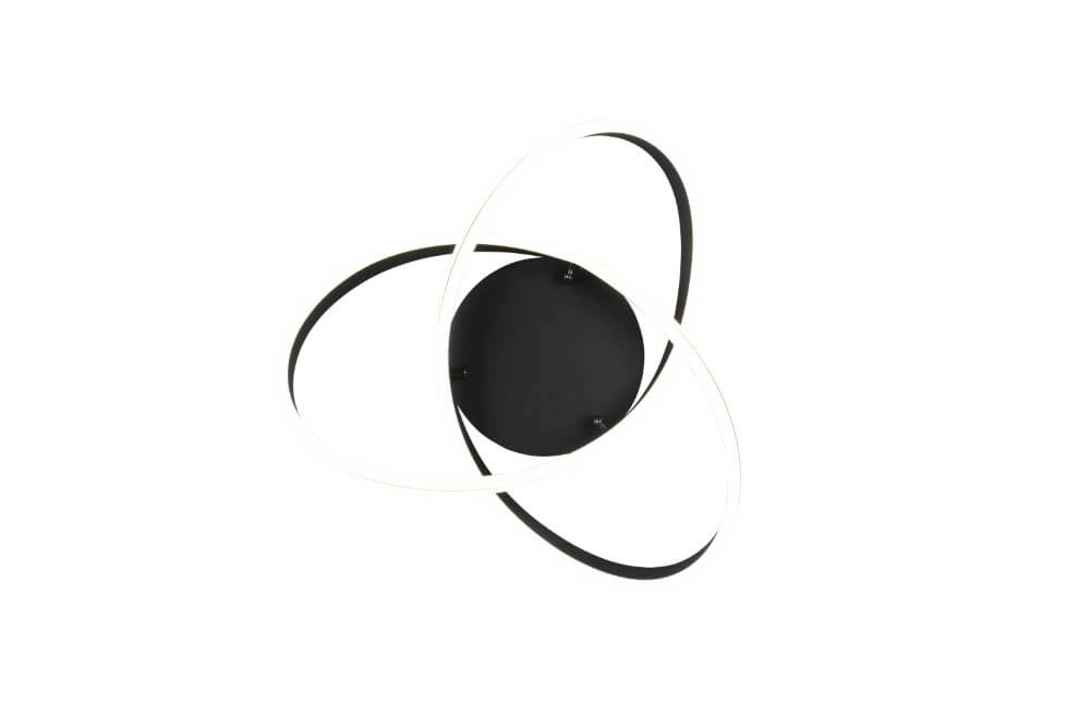 Plafonnier Nuria 59cm noir Trio 4017807505184