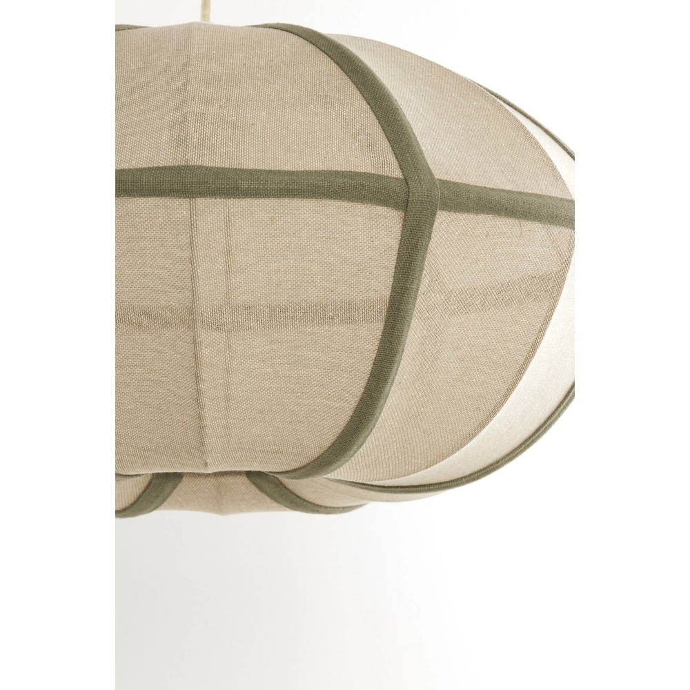 Lampe pendante Japandi Mirelys Ø 49cm - vert olive Light & Living 8717807835903