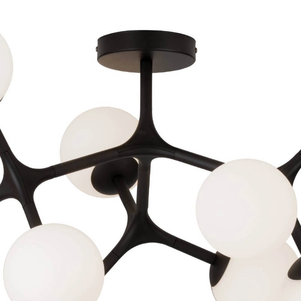 Plafonnier design Maragall 9 lumières noir Stars of Light 9002759395322