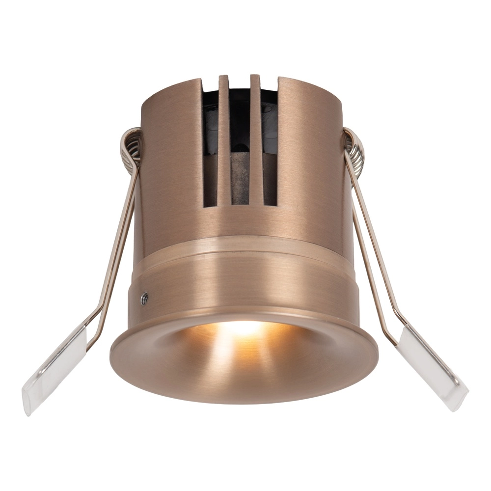Projecteur encastré Snax champagne Ø 6cm