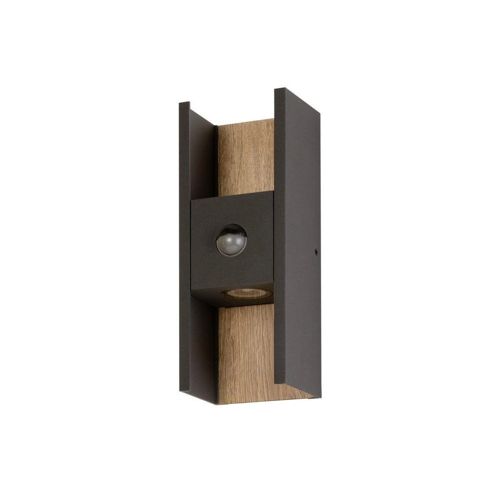 Spot mural Flatt anthracite avec capteur SLV 4024163306478