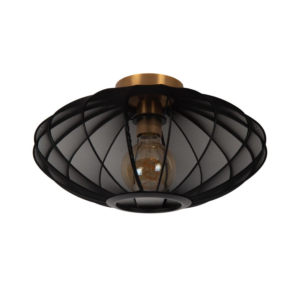 Lampe de plafond Corina noir Ø 40cm
