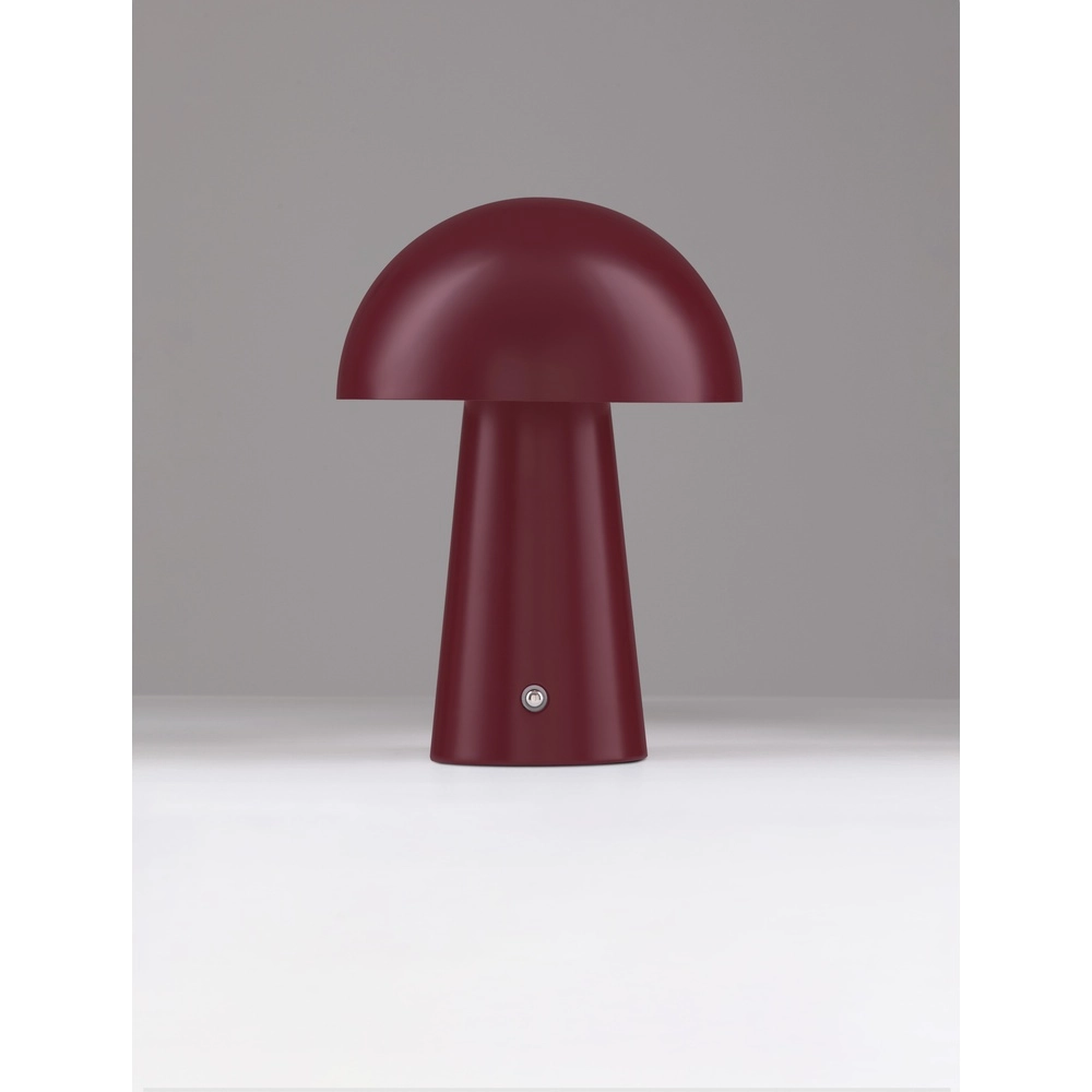 Lampe de table rechargeable Ande Rouge bordeaux Lyora 5212017472137