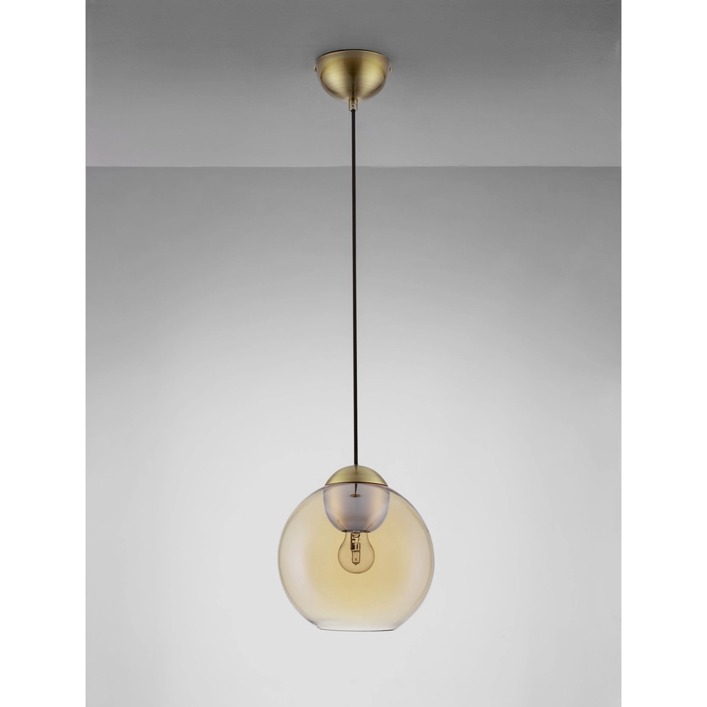 Suspension design Midori Verre ambré Lyora 5212017434241