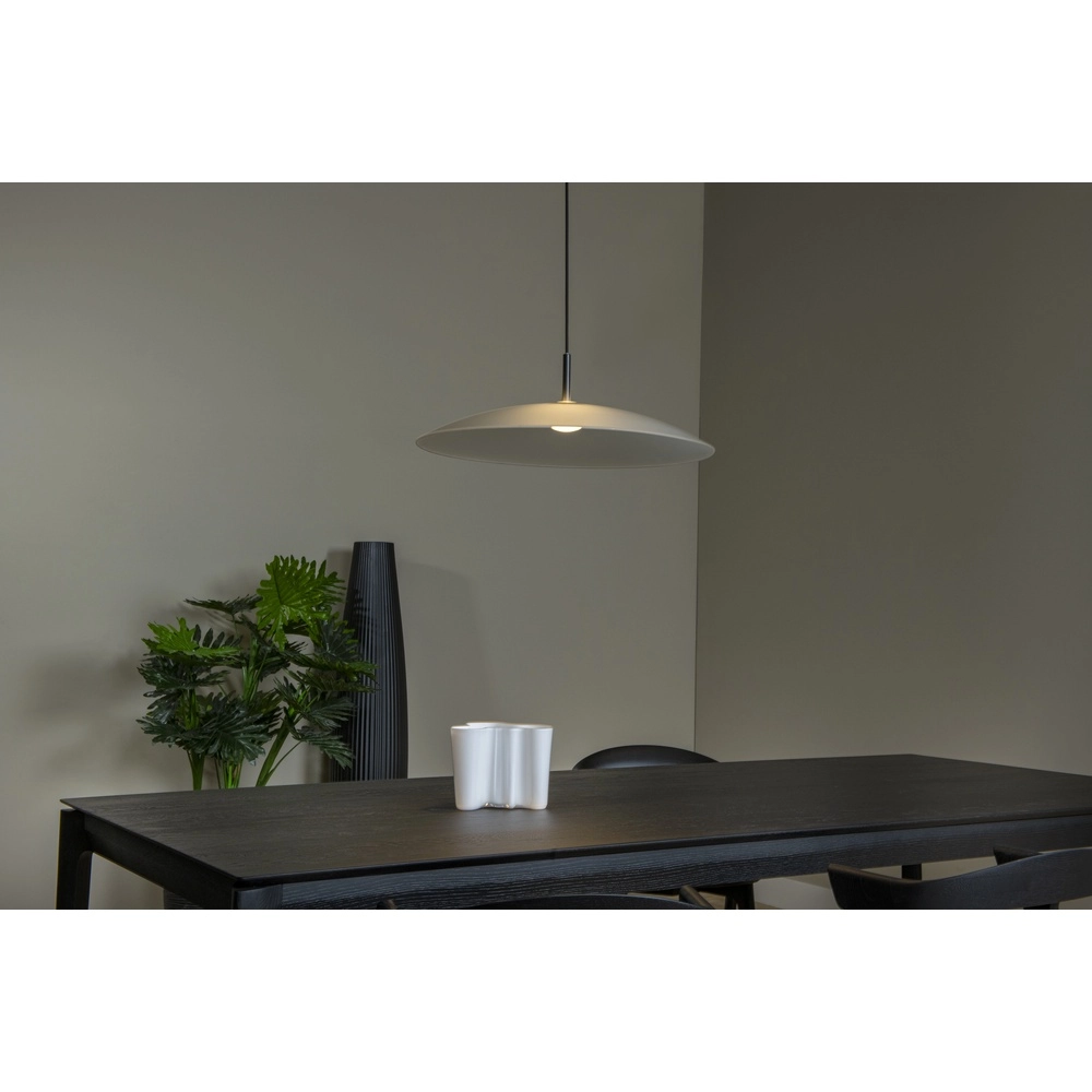 Lampe suspendue élégante Menga Ø verre blanc de 60 cm Premium by Lucide 5411212251152