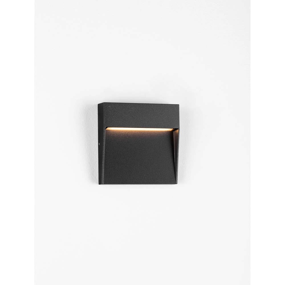 Applique murale carrée Toby Design noir Lyora 5212017453570