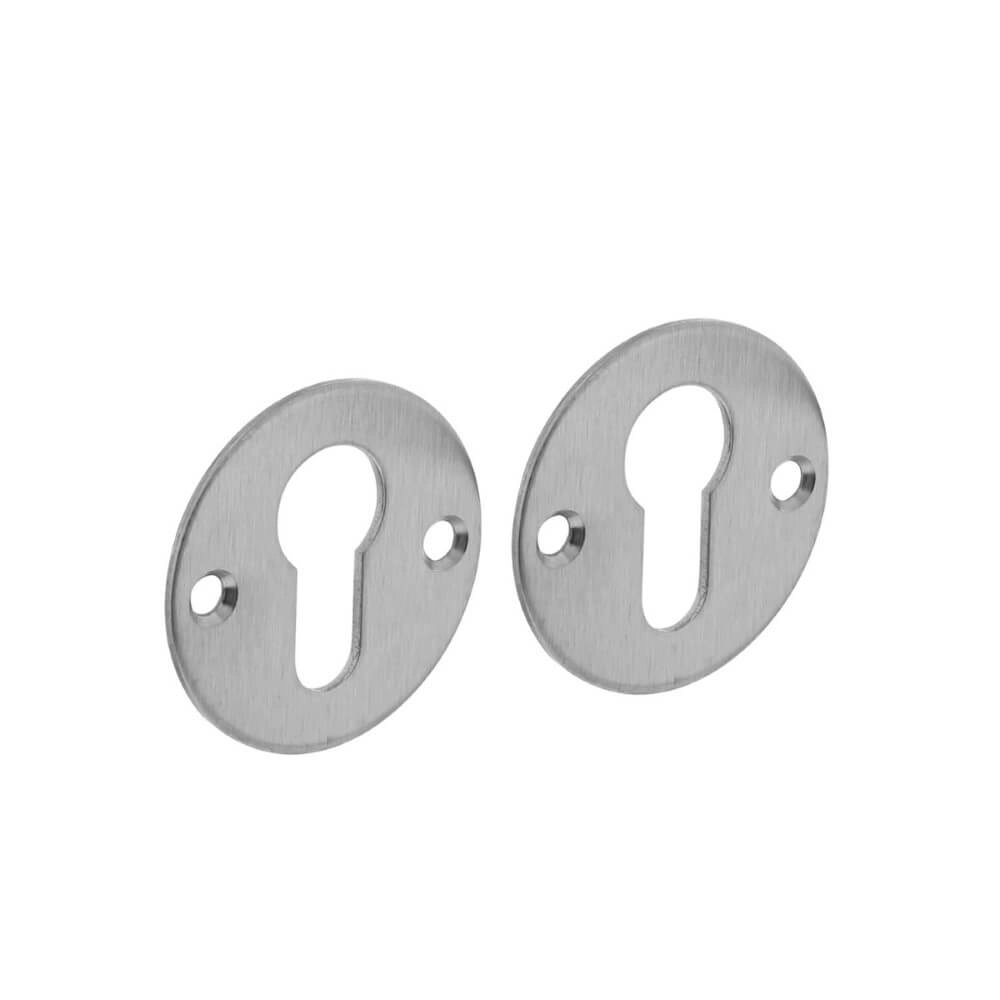 Lot de 2 rosaces cylindriques Tira Acier inoxydable de 2 mm d’épaisseur