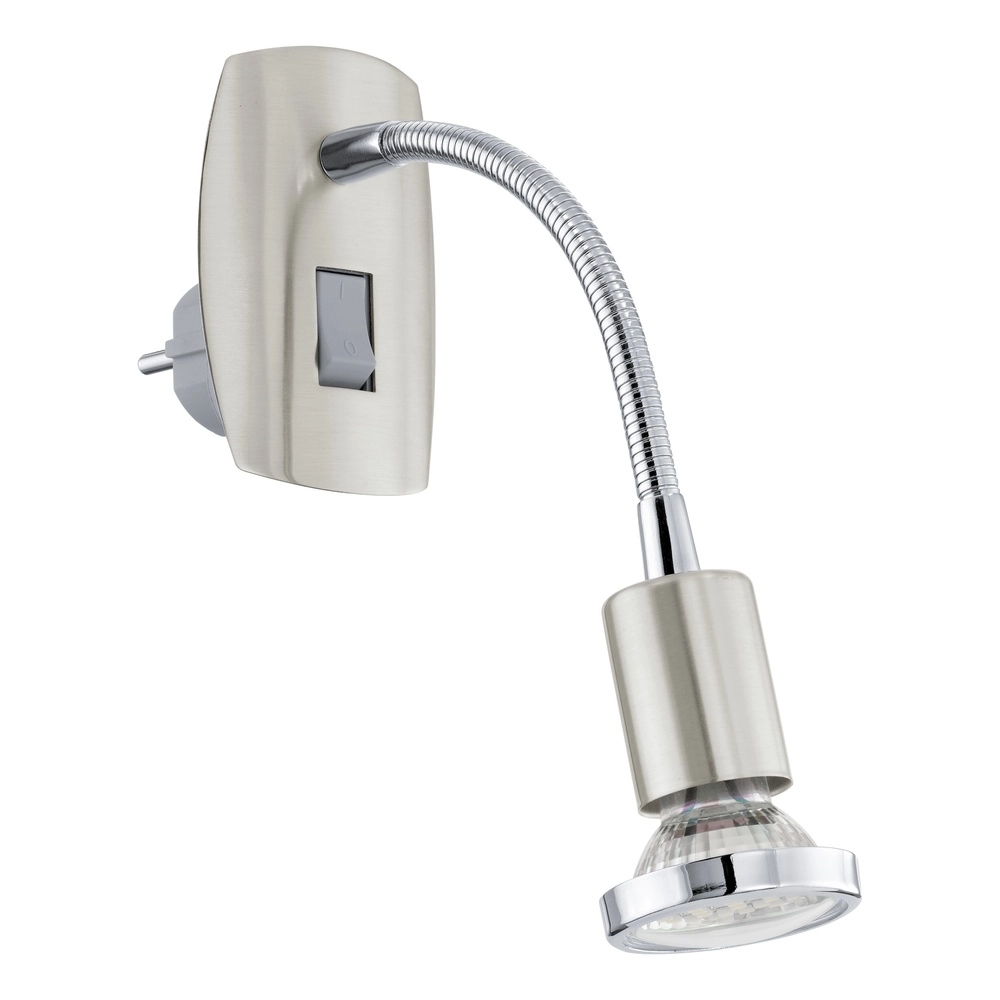 Emplacement à brancher en acier inoxydable Mini 4 avec commutateur - flexible