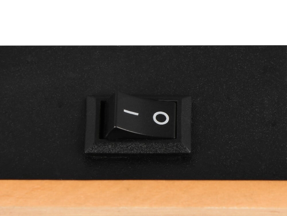 Applique murale design Pierre noir avec bois Trio 4017807638158