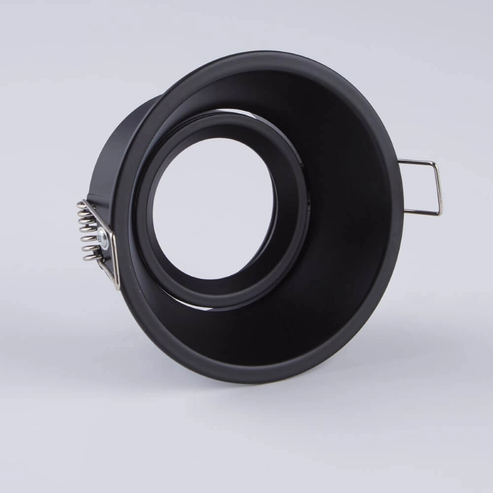 Spot encastré Slim Trim Adjustable noir Lyora