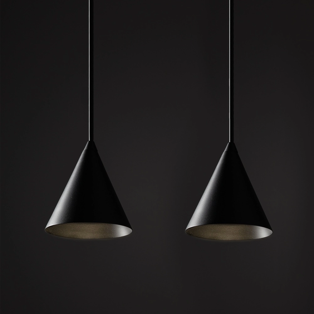 Lampe de plafond et suspension Fourty Noir Lyora 5903139114486
