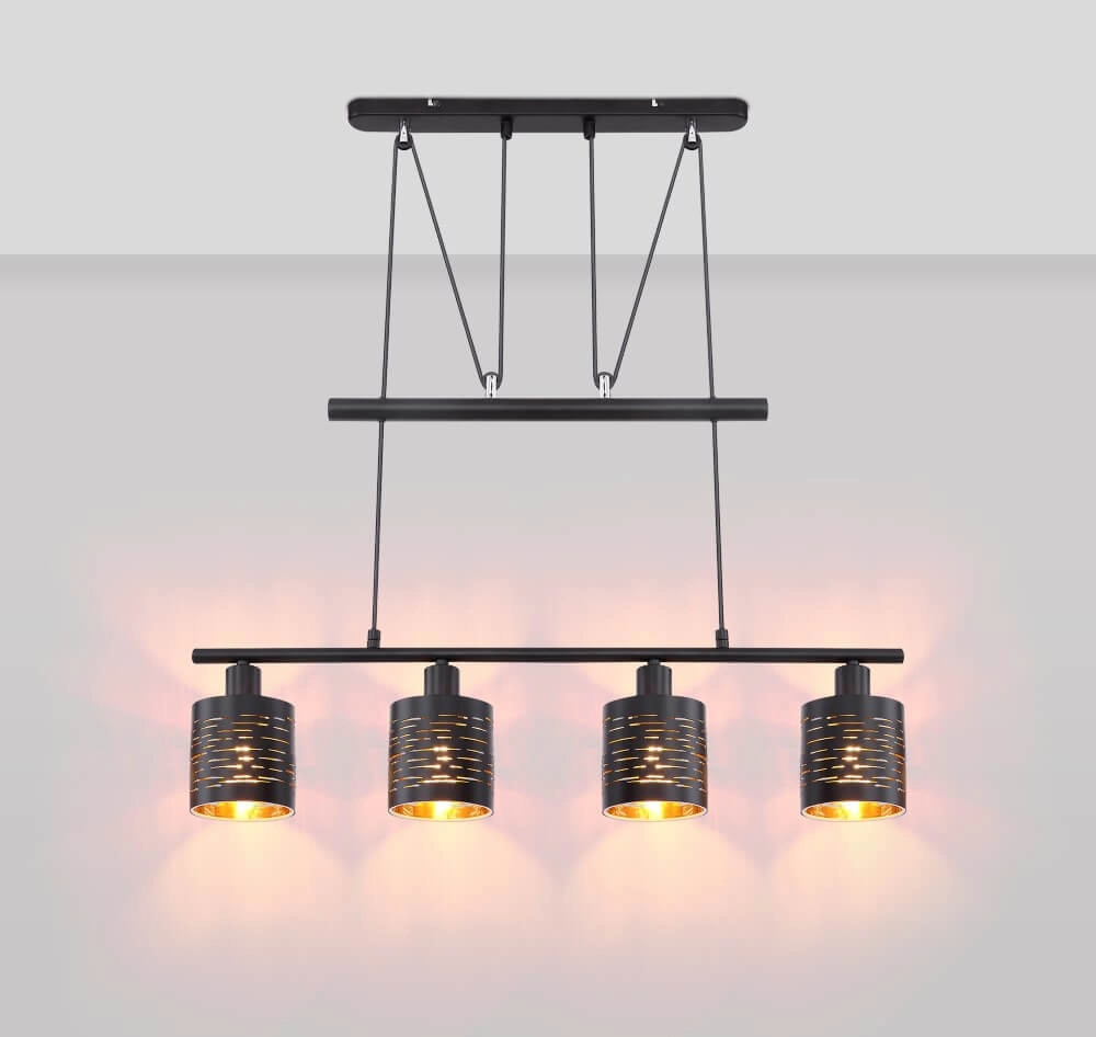 Lampe suspendue pour salle à manger Tunno avec 4 bouchons Globo 9007371389964