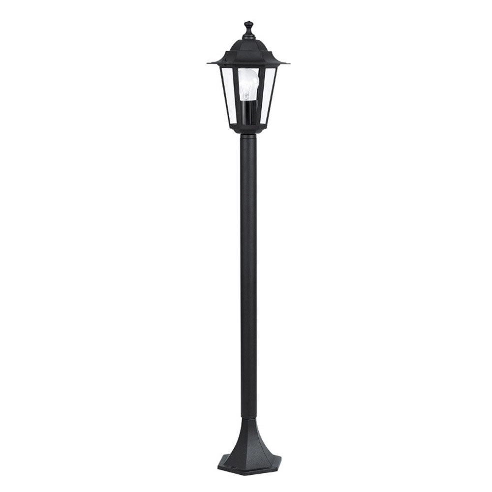Lampadaire Jardin Laterna 4 100 cm noir