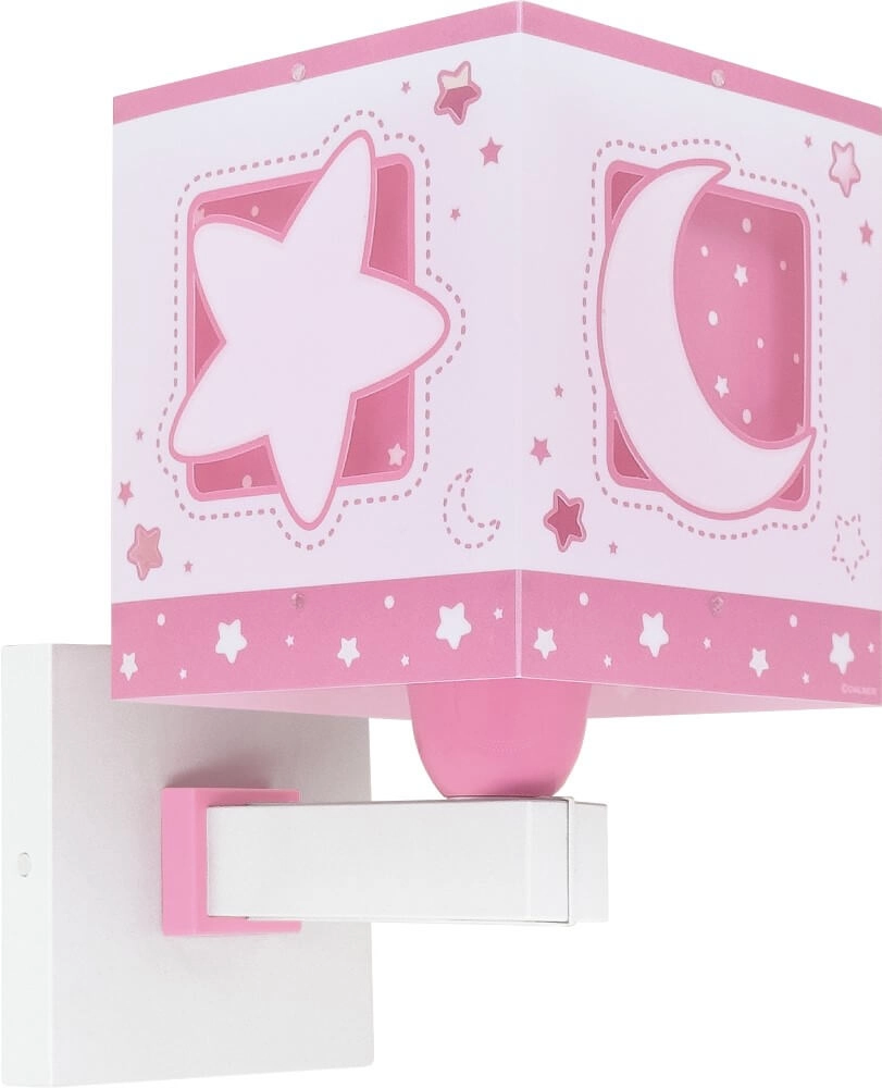 Applique rose Moonlight pour chambre d'enfant