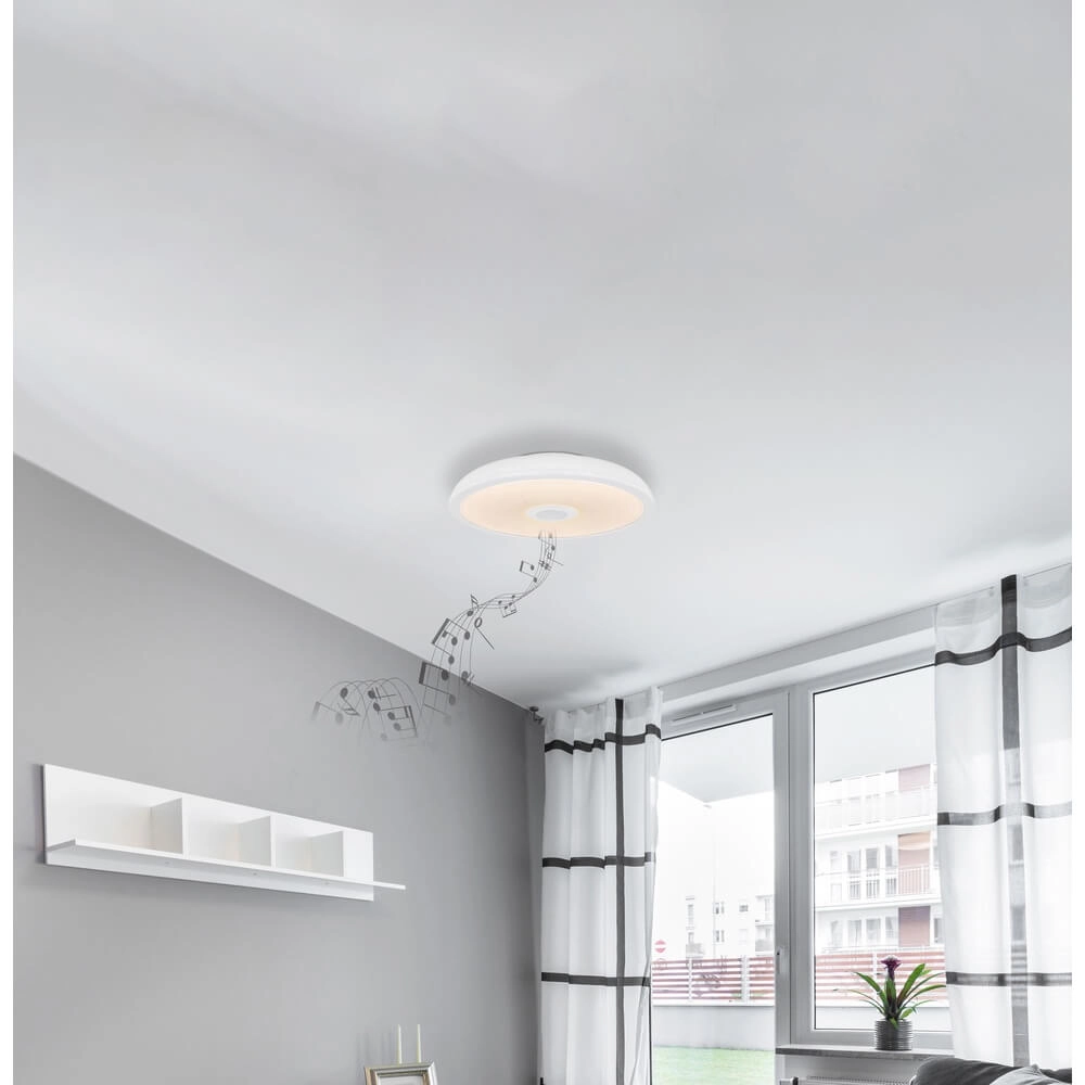 Plafonnier blanc Raffy Ø 28cm Globo 9007371421848