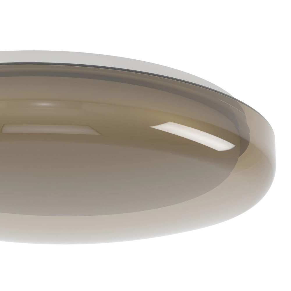 Lampe de plafond à design Conistarino blanc avec brun Ø 40 cm Eglo 9008606399703