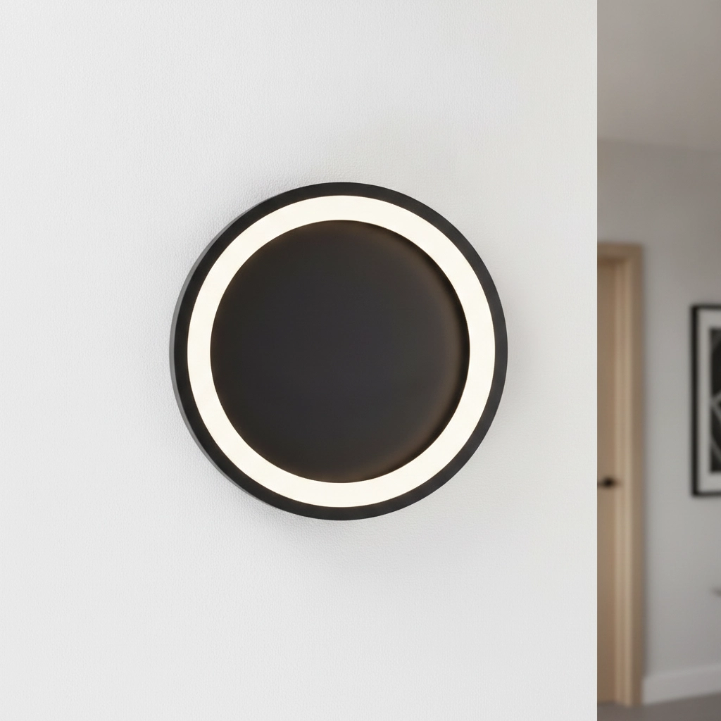 Plafonnier élégant Oggy noir Ø 37cm