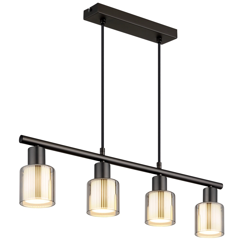 Lampe pendante de conception Villegas Quatre canons légers